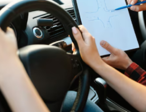 DMV package+ 2 hours behind the wheel training